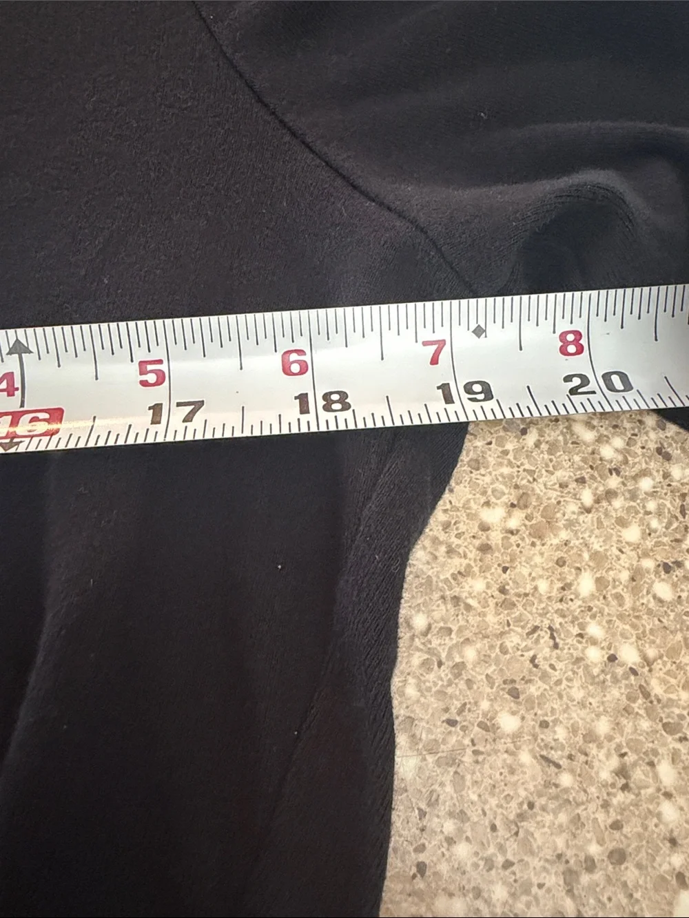 Talbots Black Long-Sleeve Tee with Silver Snowflake